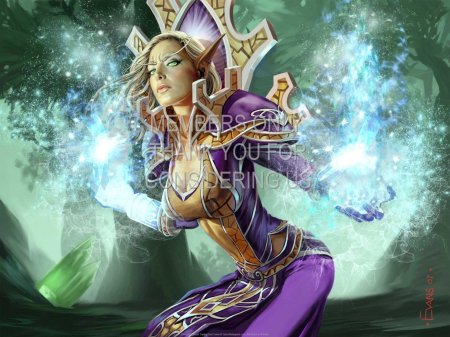 Эльфийка маг