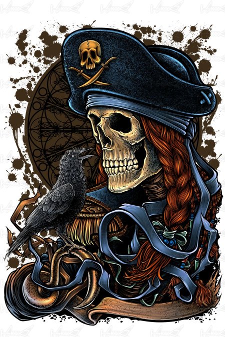 Череп пират