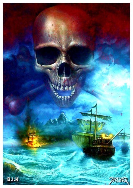 Пиратский корабль