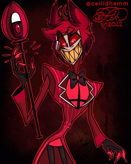 Аластор отель хазбин арты