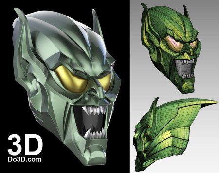 Зеленый гоблин 2002 маска