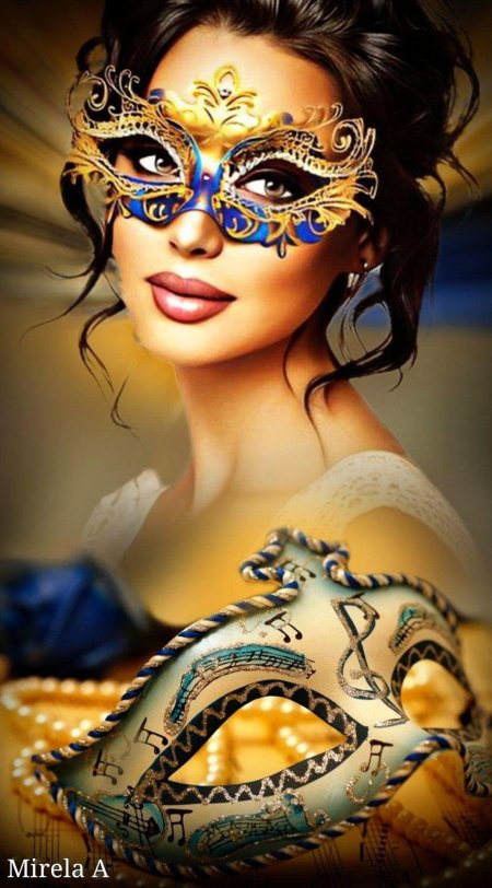 Венецианские маски женские