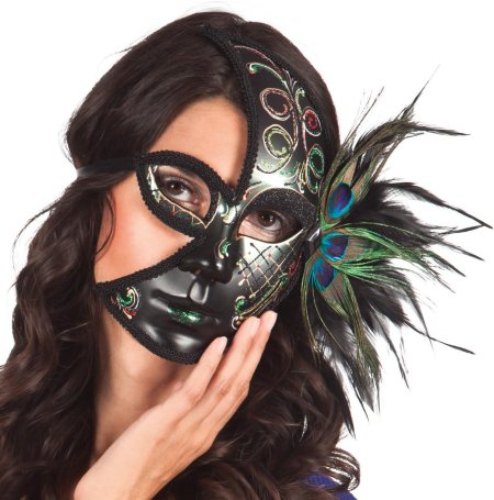 Маска карнавальная женская