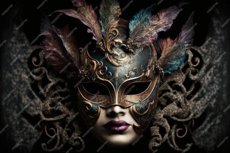 Венецианская карнавальная маска