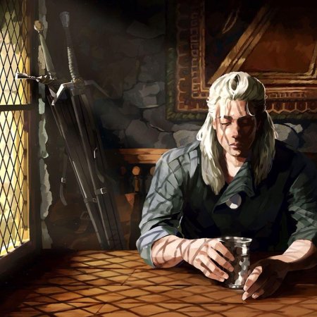 Книжный геральт арт