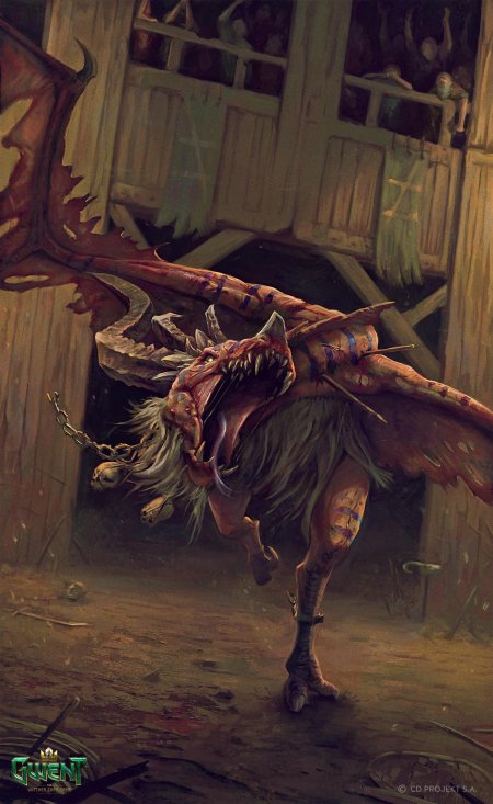 Ведьмак гвинт чудовища