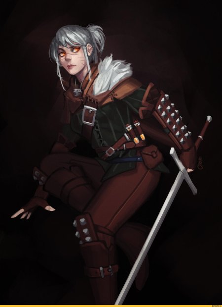 Цири ведьмак арт