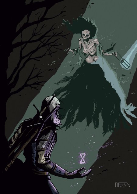 Полуденница ведьмак арт