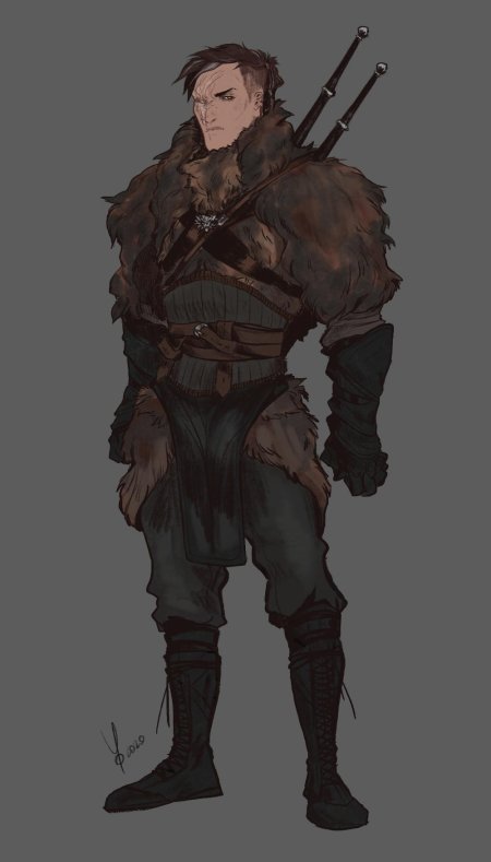 Ведьмак школы медведя арт