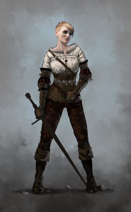 Цири ведьмак концепт