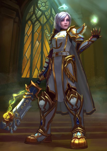 Паладин девушка варкрафт