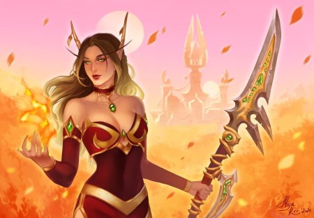 Варкрафт кровавая эльфийка