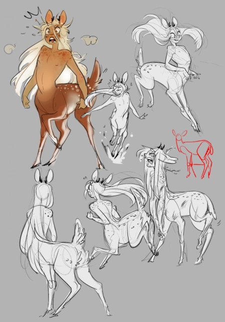Кентавр олень референс