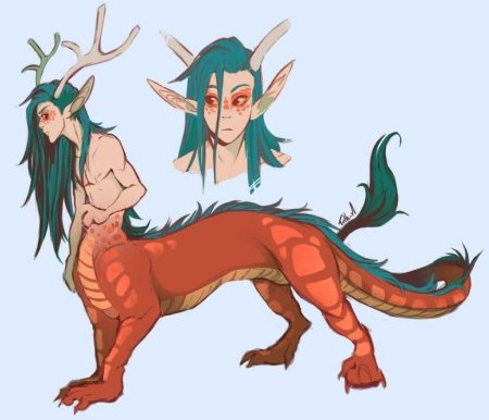 Дракон кентавр аниме