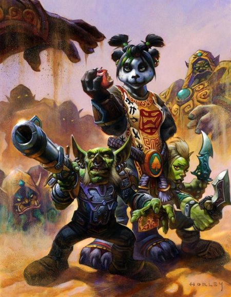 Варкрафт пандарен арт