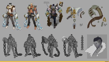 Концепт арт персонажа лига легенд