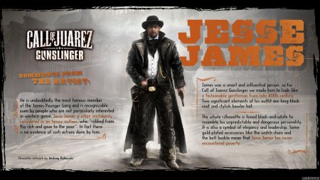 Джесси джеймс call of juarez