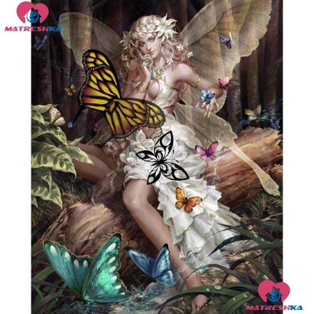 Фея фэнтези арт бабочка