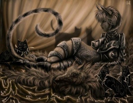 Кошка фэнтези