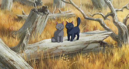 Кот из аниме