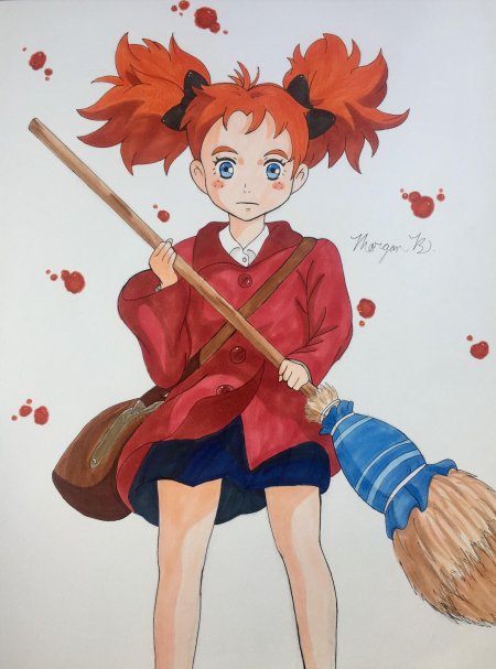 Аниме мэри и ведьмин цветок