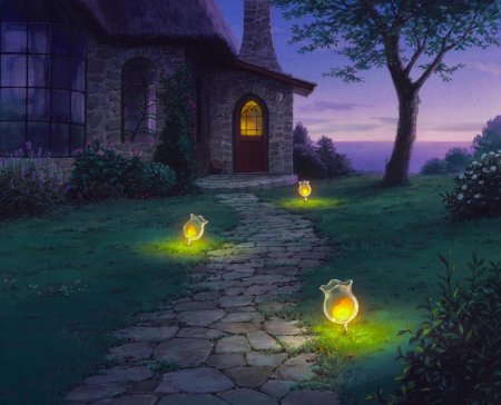 Мэри и ведьмин цветок дом