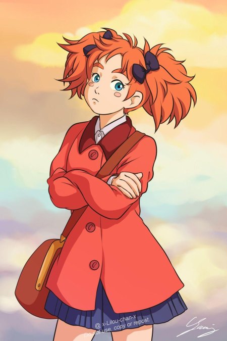 Аниме мэри и ведьмин цветок