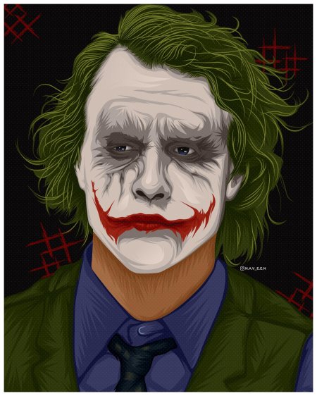 Джокер хит леджер арт