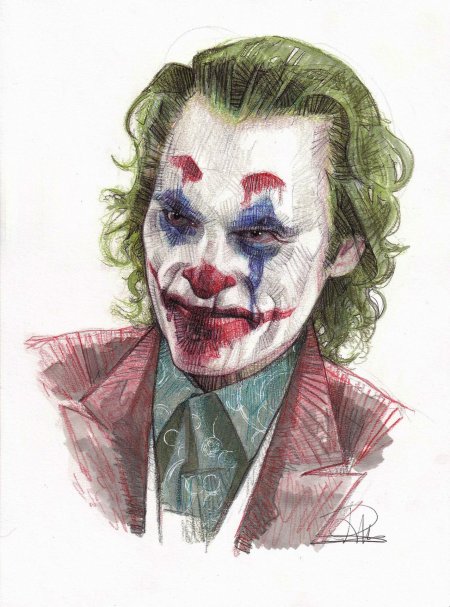 Джокер скетч хоакин феникс