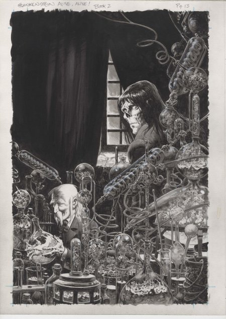 Bernie wrightson франкенштейн