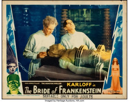 Невеста франкенштейна фильм 1935