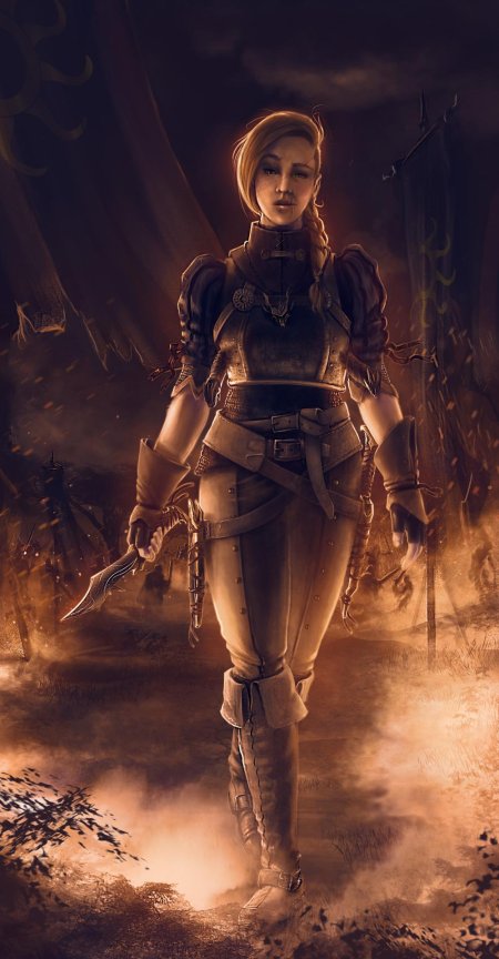 Женщина ведьмак арт