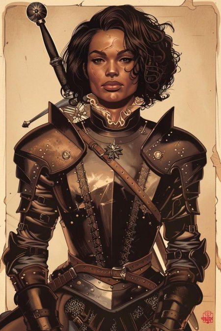 Воительница фэнтези