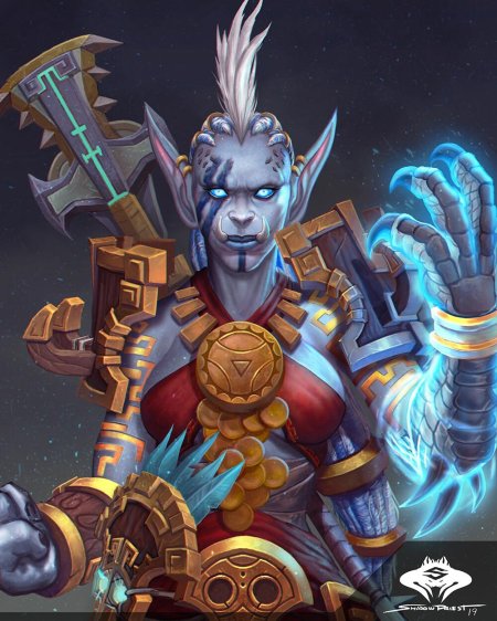 Зандалар тролль варкрафт art