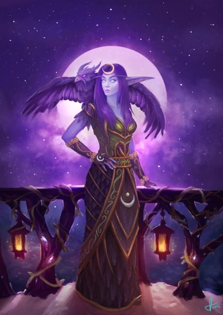 Ночной эльф варкрафт