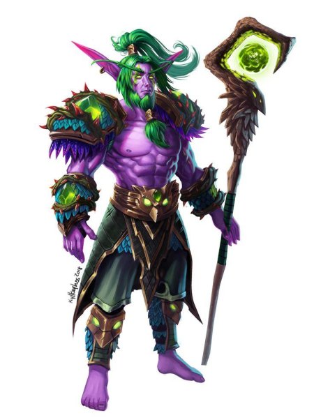 Wow night elf druid art
