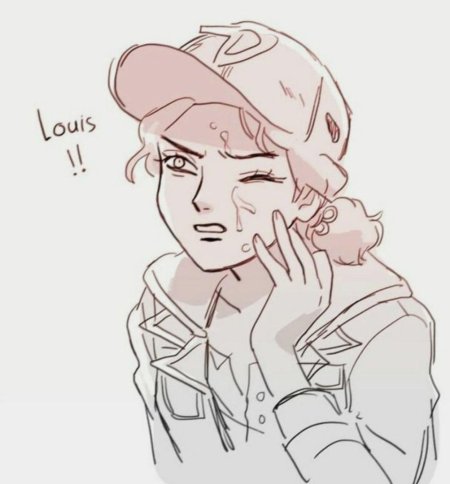 Клементина the walking dead рисунок