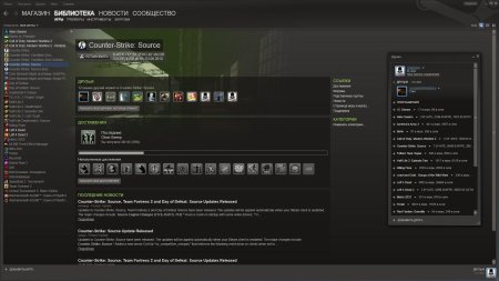 Стим интерфейс