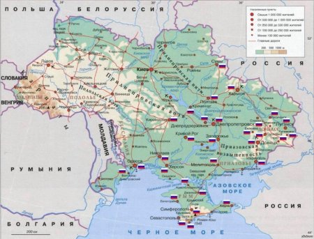 Карта украины географическая карта украины