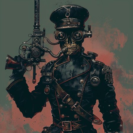 Механический воин стимпанк