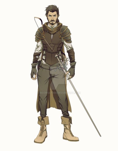 Полуэльф бард днд