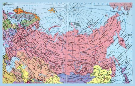 Карта россии с городами подробная