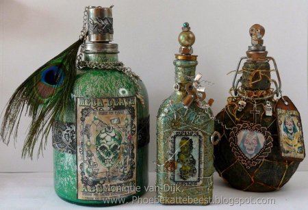 Декор бутылки