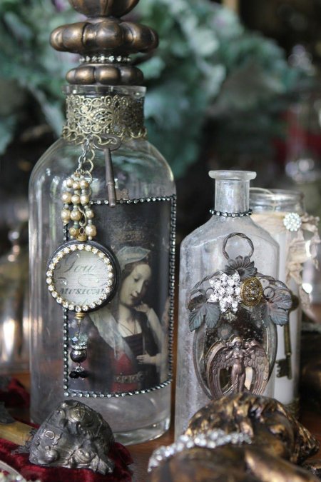 Декор бутылки