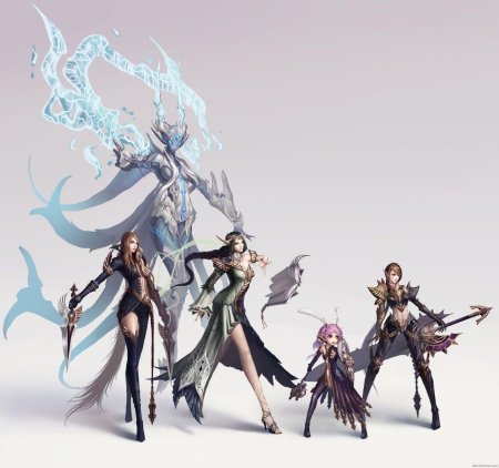 Концепт арты персонажей фэнтези