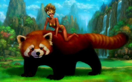 Малая панда мультик