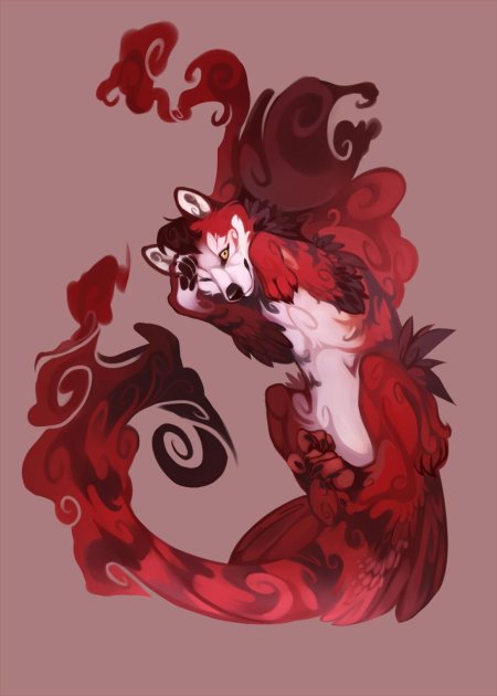 Рэд демон красный волк