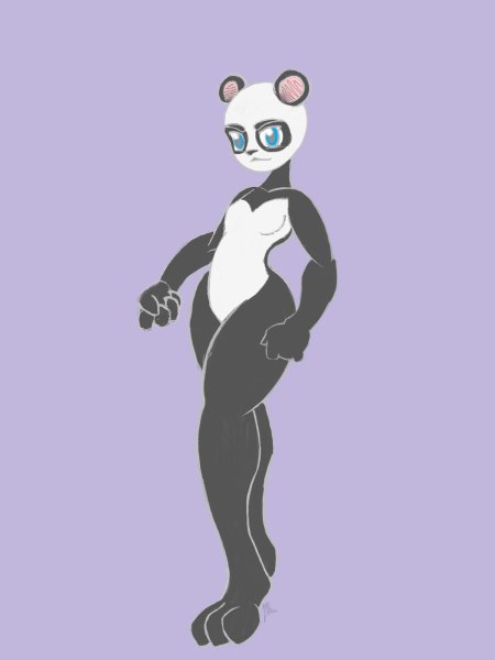 Панда фурри