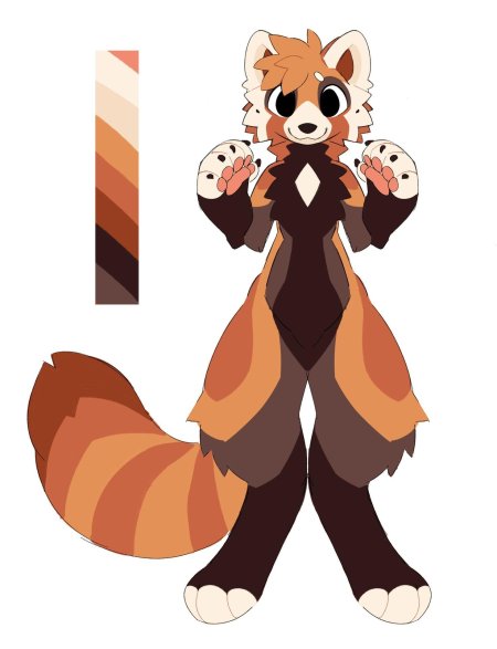 Красная панда фурсона