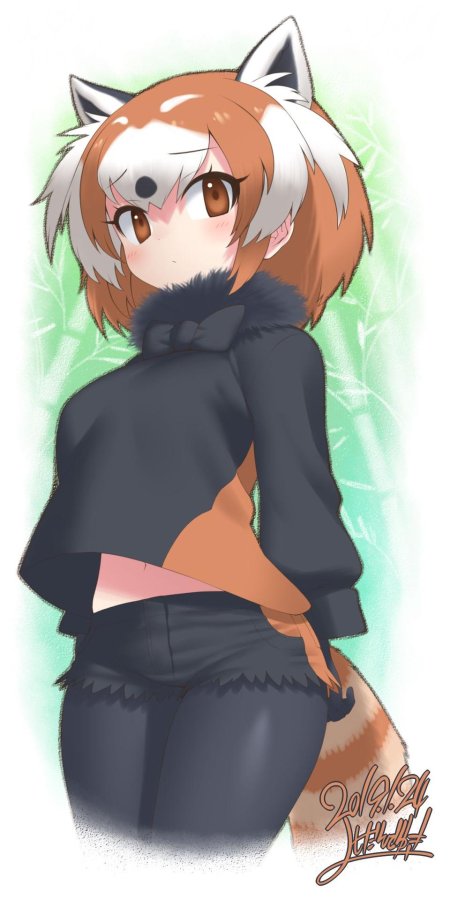 Красная панда kemono friends аниме